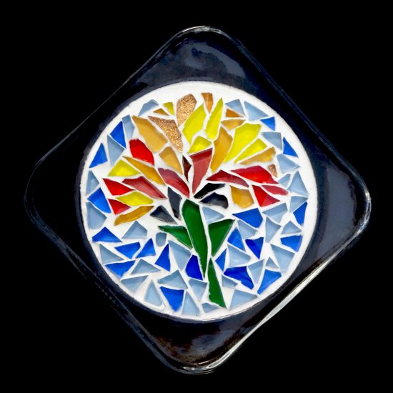 Mosaic Glass Coaster