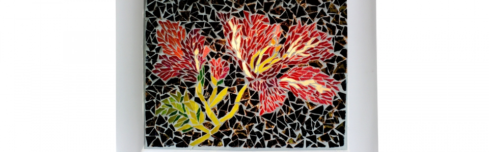 Mosaic Glass Painting (with light)
