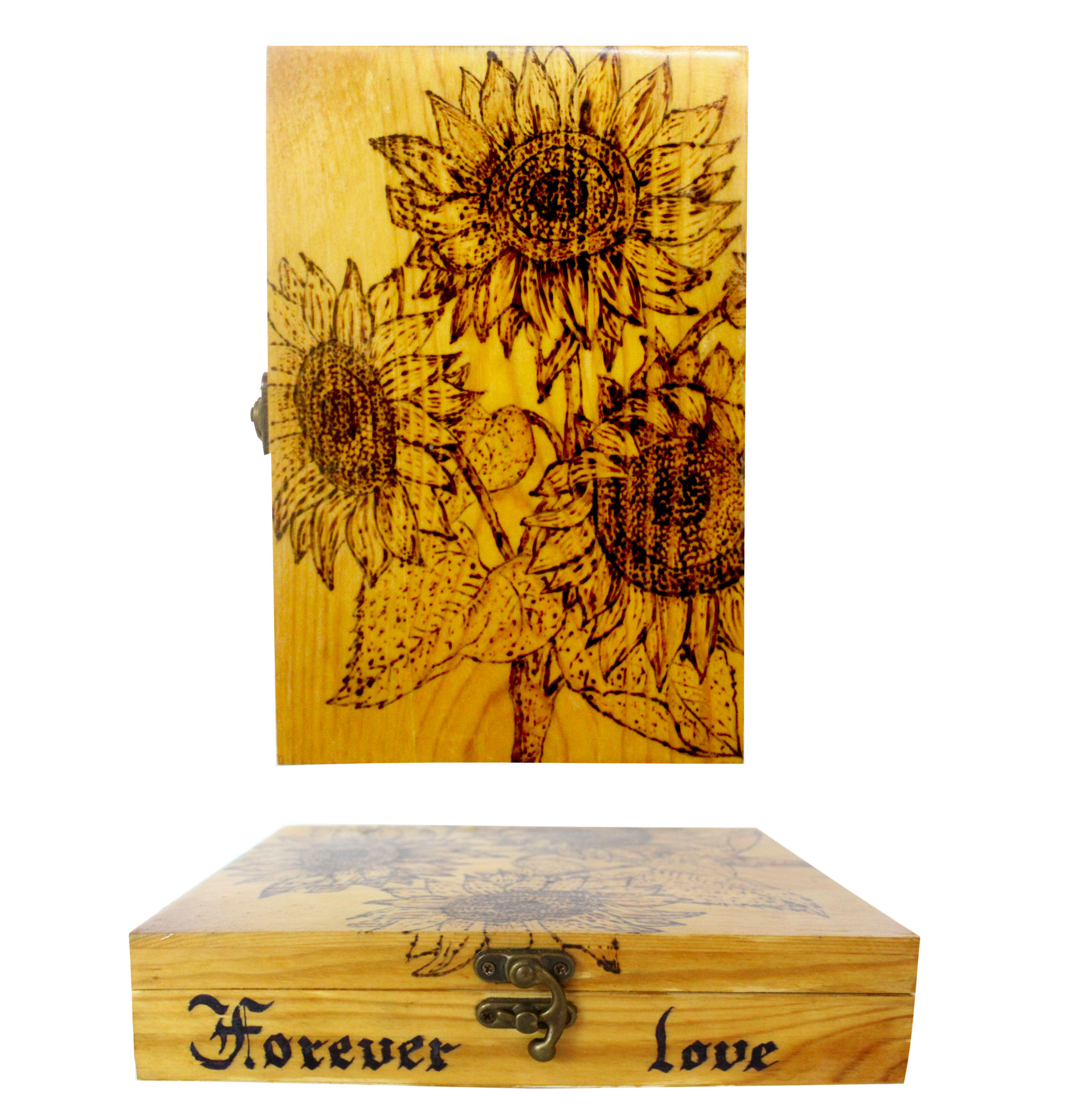 Sunflower handmade box